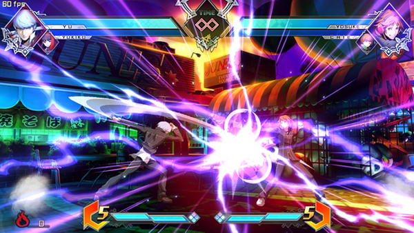 Two chararcters are fighting each other
